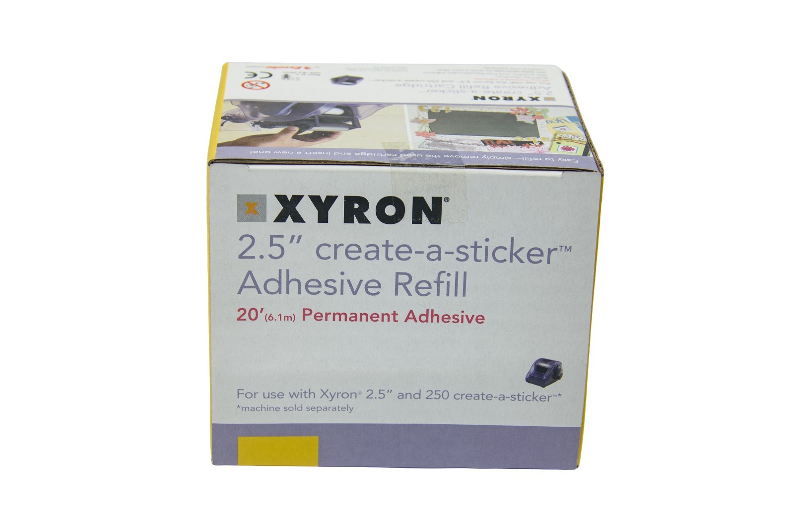 Xyron Create a Sticker 250 2.5 Plus 1 Permanent Refill