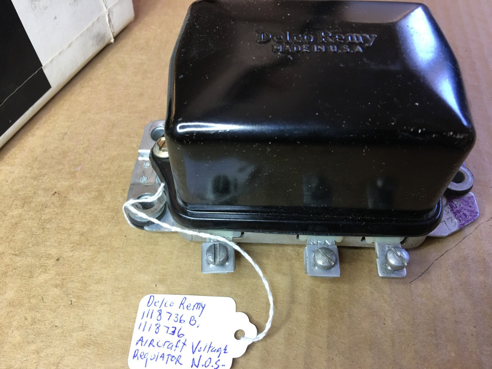 Aircraft Delco Remy Voltage Regulator 1118736B or 1118736
