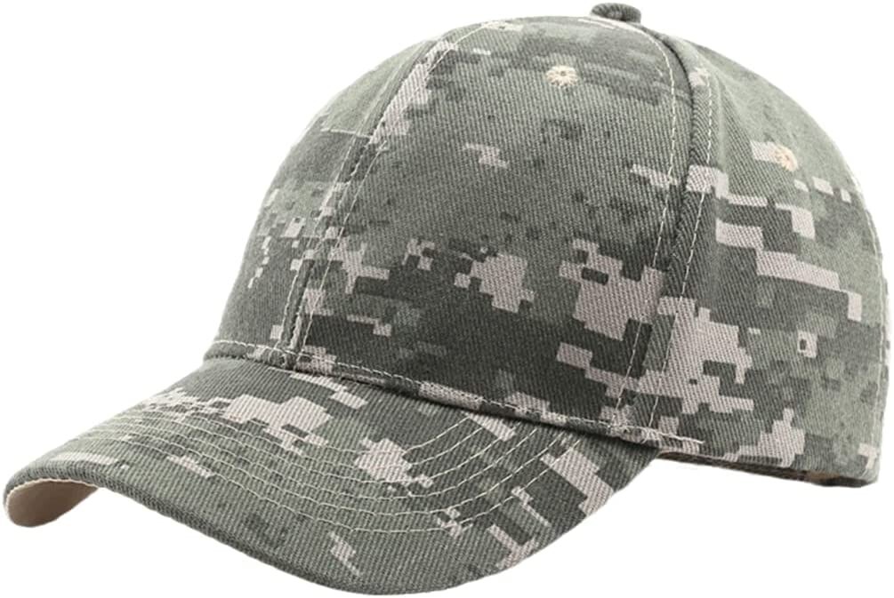 Faded Forrest Green Tactical Camo Baseball Cap,Army Military Hunting Fishing Men