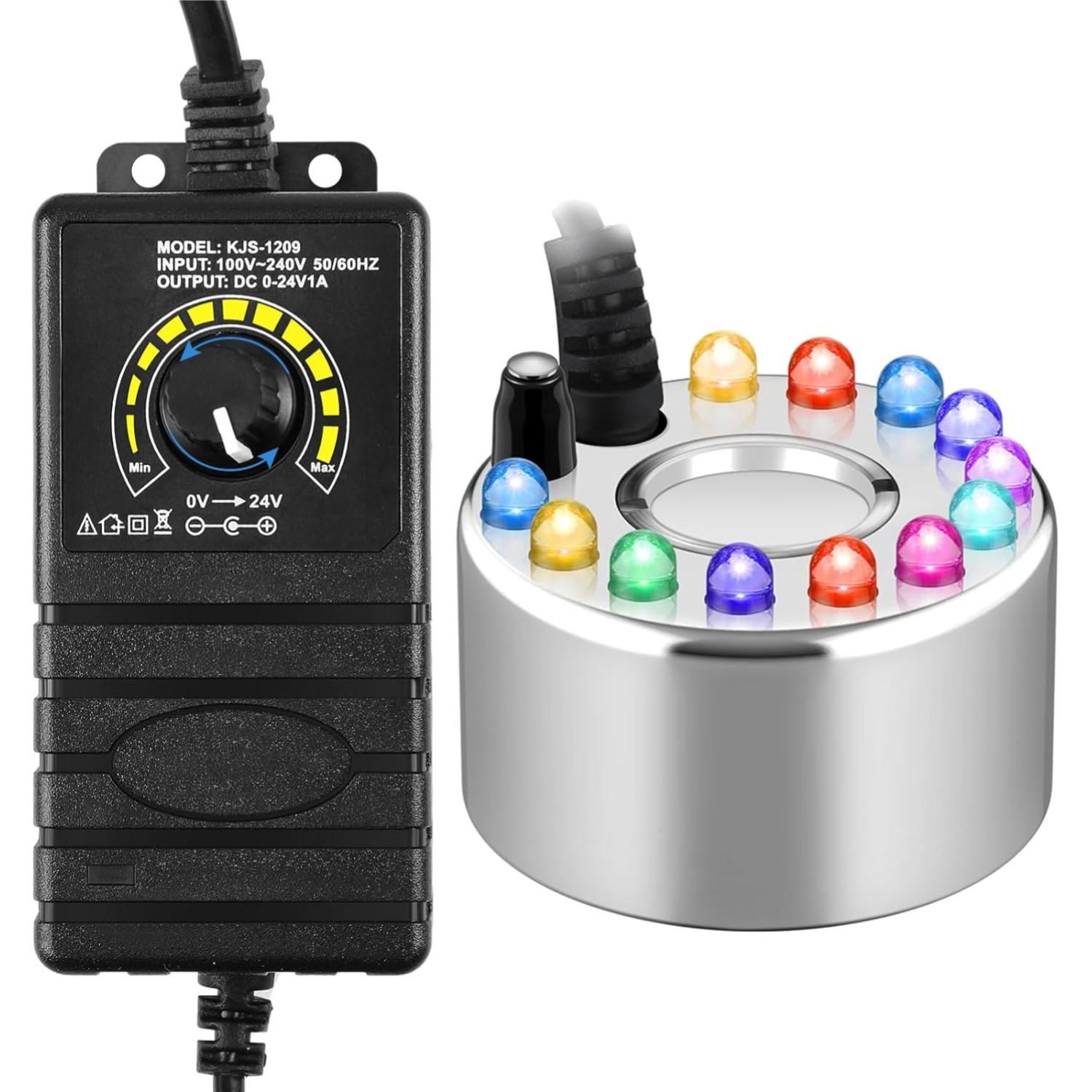 Mist Maker Fogger Ultrasonic Fog Machine for Halloween Party