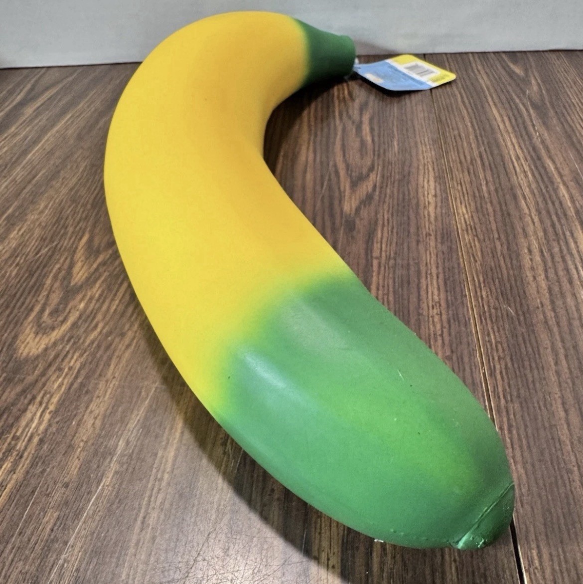 Sunny Days Laffy Snacks Squishy Stretchy Banana Toy 18" new with tags Squeeze