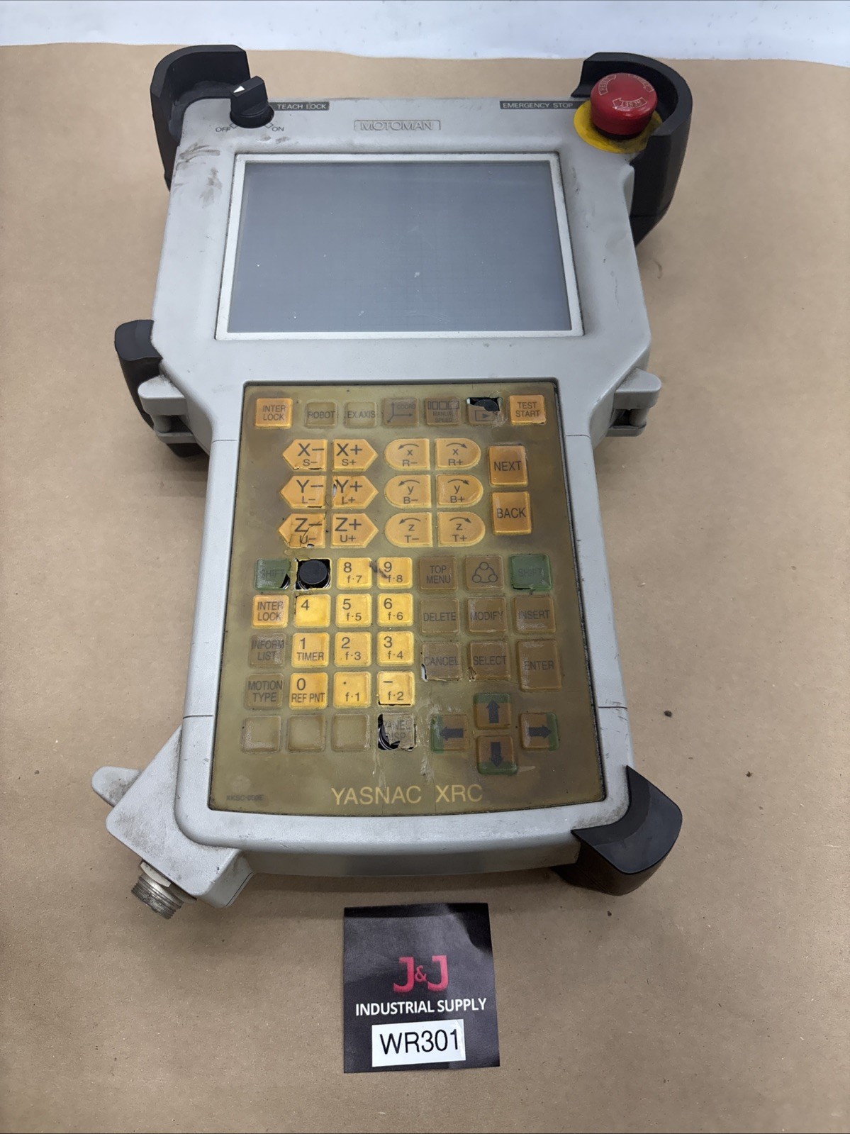 Parts Only YASKAWA JZNC-XPP20 TEACH PENDANT Fast Shipping.