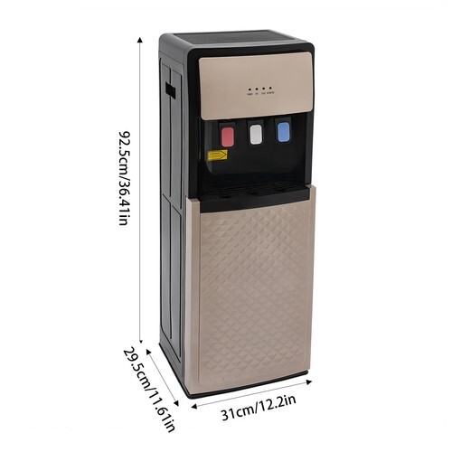 Bottom Loading Water Cooler Dispenser, 500W Hot & Cold Water Floor Standing