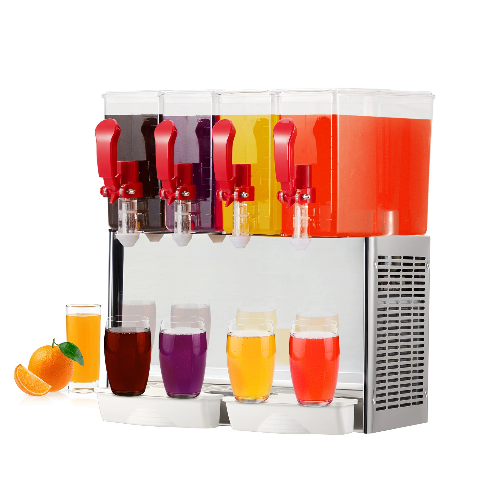 Four-cylinder Cold Drink Machine Stirred Cafeteria Hotel Juice Drink Machine