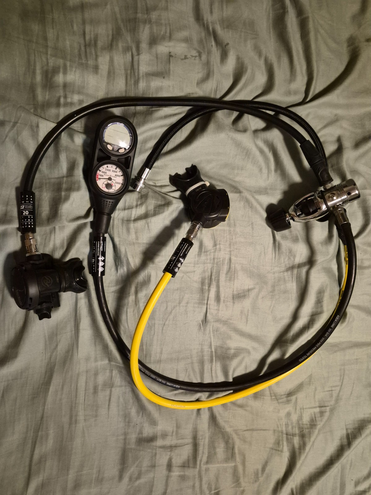 Aqua Lung BCD/ Regulator, octo, computer combo Scuba Gear