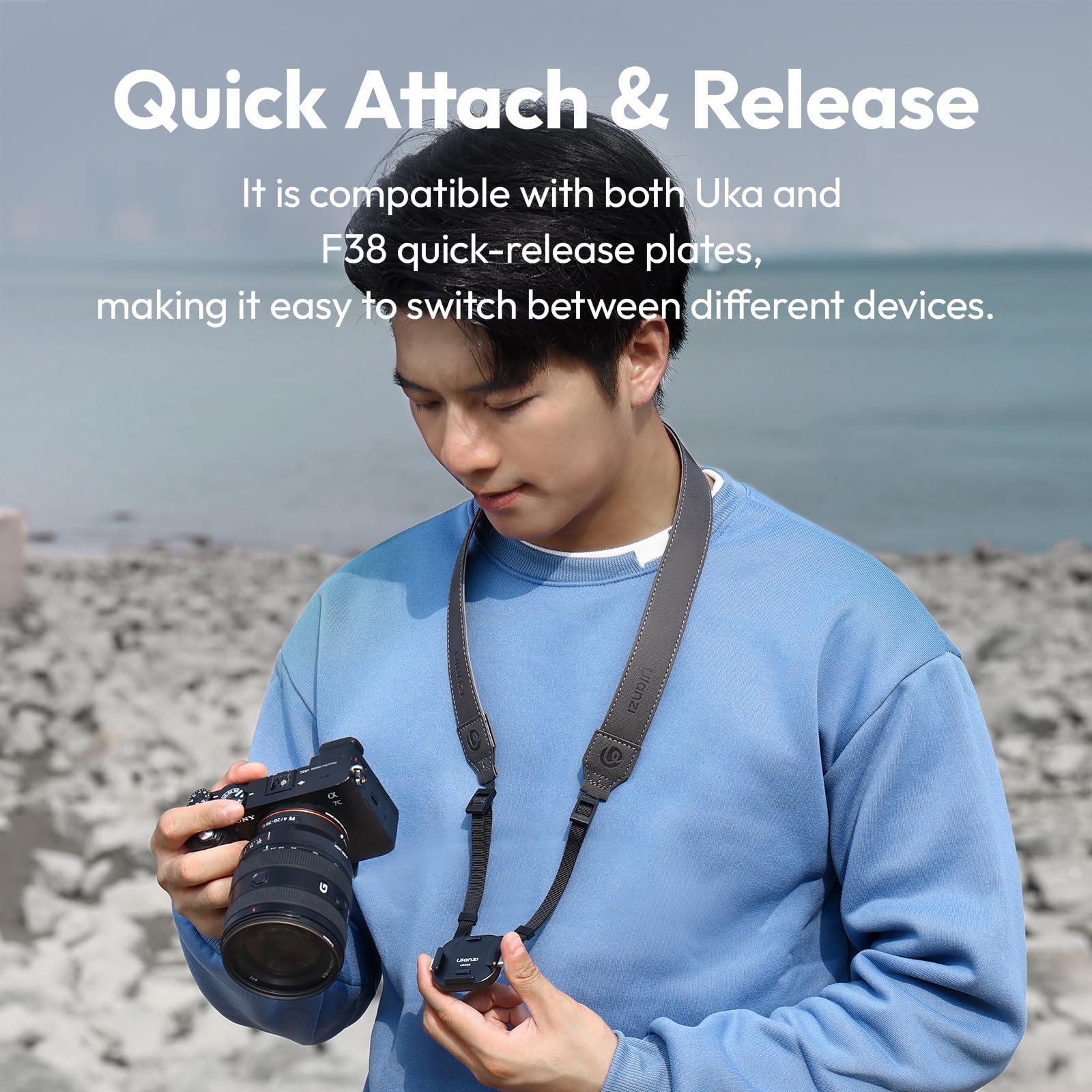 ULANZI UKA06 Camera Shoulder Strap Quick Release Kit, Camera Shoulder Strap C...