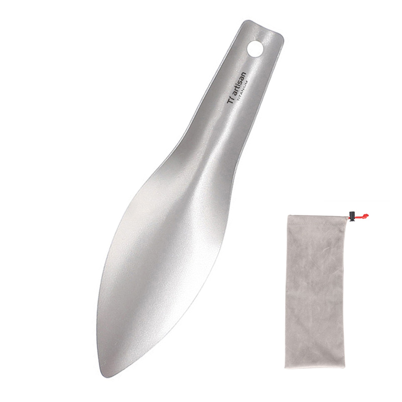 Titanium Shovel Lightweight Titanium With Storage Sack