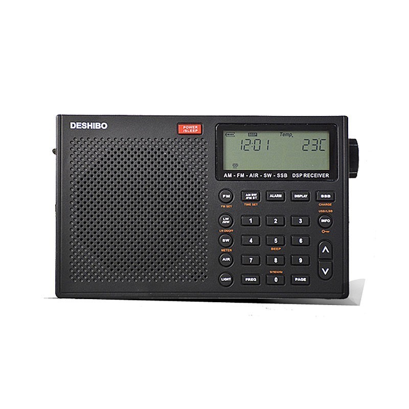 DESHIBO RD1780 All Band Radio Receiver AM-FM-AIR-SW-SSB DSP Receiver Backlit