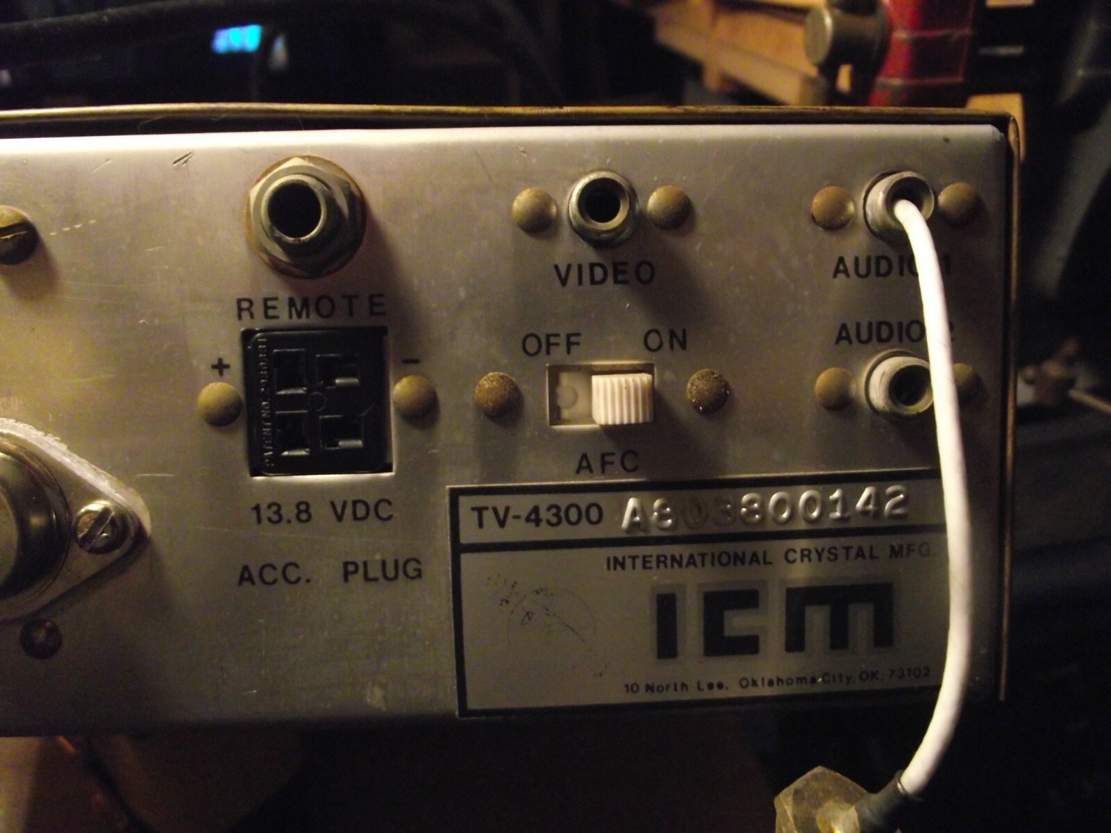 ICM INTERNATIONAL SATELLITE RECEIVER