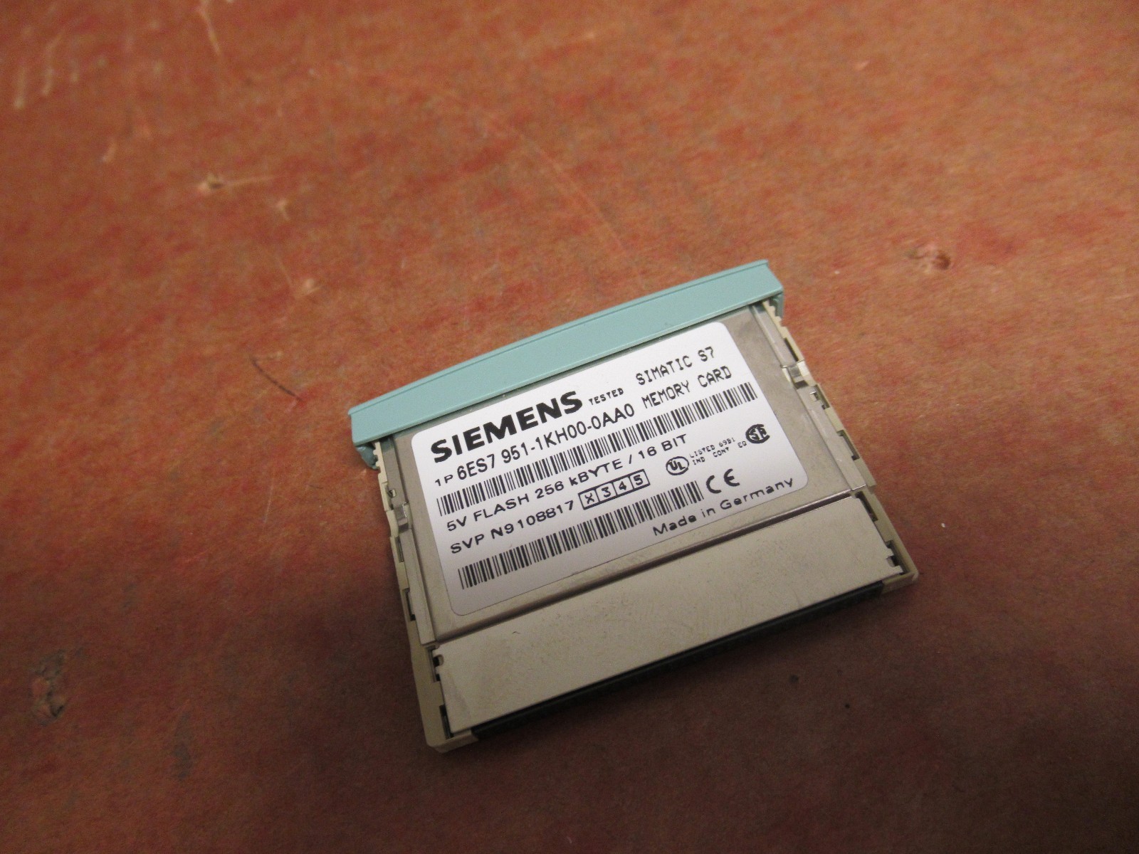 SIEMENS SIMATIC S7 MEMORY CARD 6ES7 951-1KH00-0AA0 6ES7951-1KH00-0AA0 256 kBYTE
