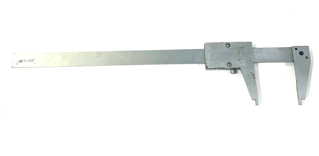 BROWN & SHARPE 0-14" CALIPER USA 582 .001" INSIDE .001" OUTSIDE - 16"x1"x3-1/4"