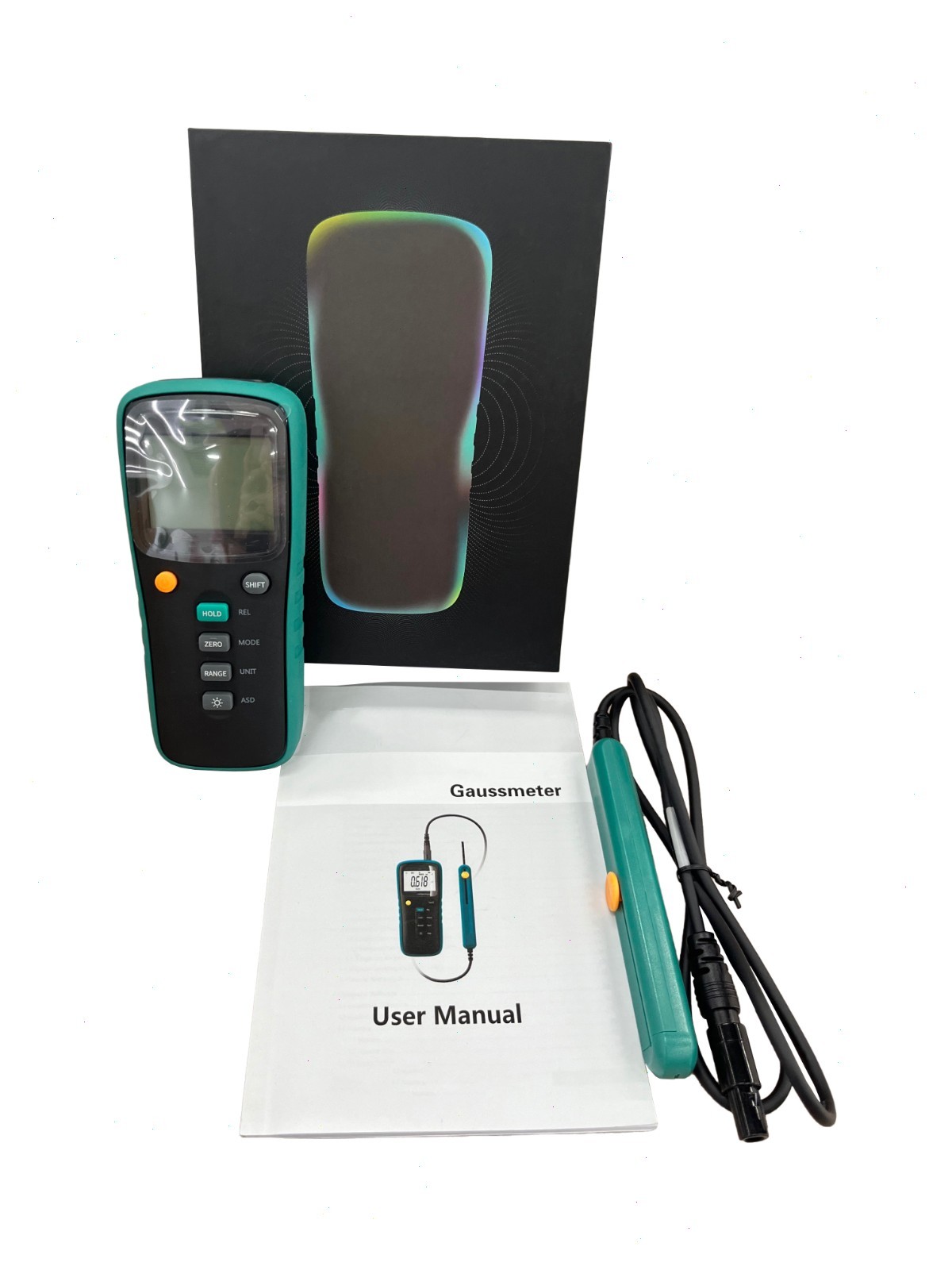 AC DC Magnetic Field Meter Tester with Range 2mT~3000mT Class 1 Modbus Protocol