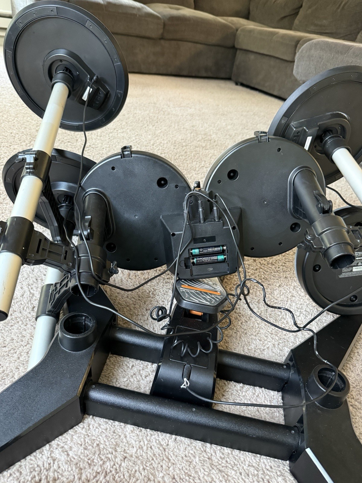 Video Game Drum Controller Set Bundle with Drum Set and Foot Pedal