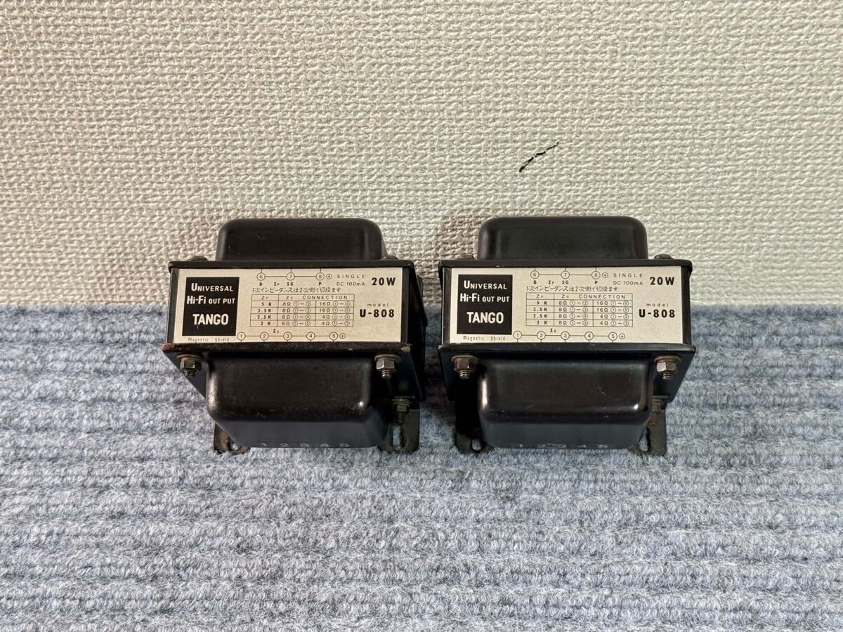 TANGO HIRATA U-808 Output Transformer Pair for 300B 2A3 KT88 SE Amp Tested Japan