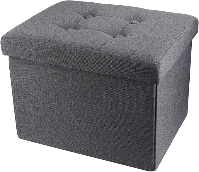 Storage Ottoman Footrest Stool Small Ottoman with Storage Foldable Ottomans Foot