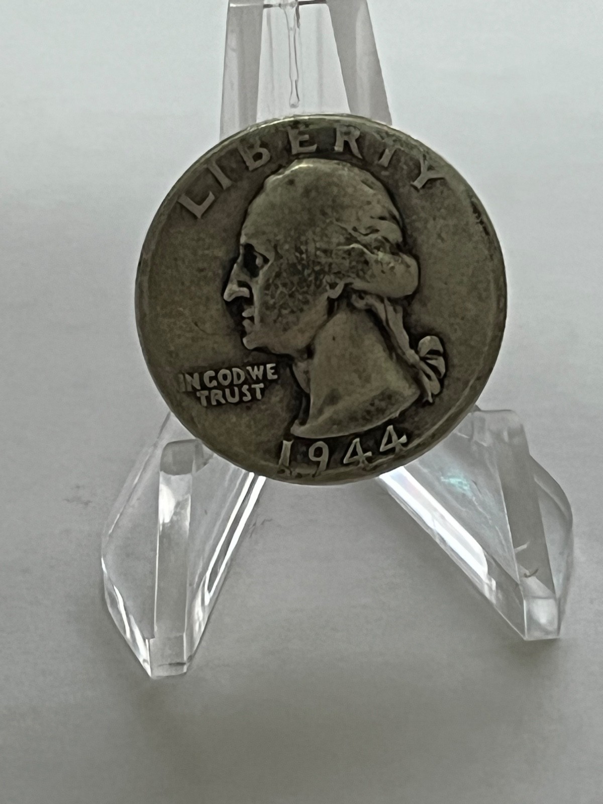 1944  Washington Silver Quarter 25c Circulated # TA108