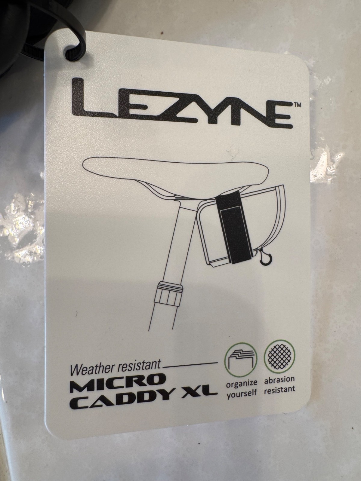 Lezyne Micro caddy XL Saddle Bag Cycling NWT $33 NWT Black
