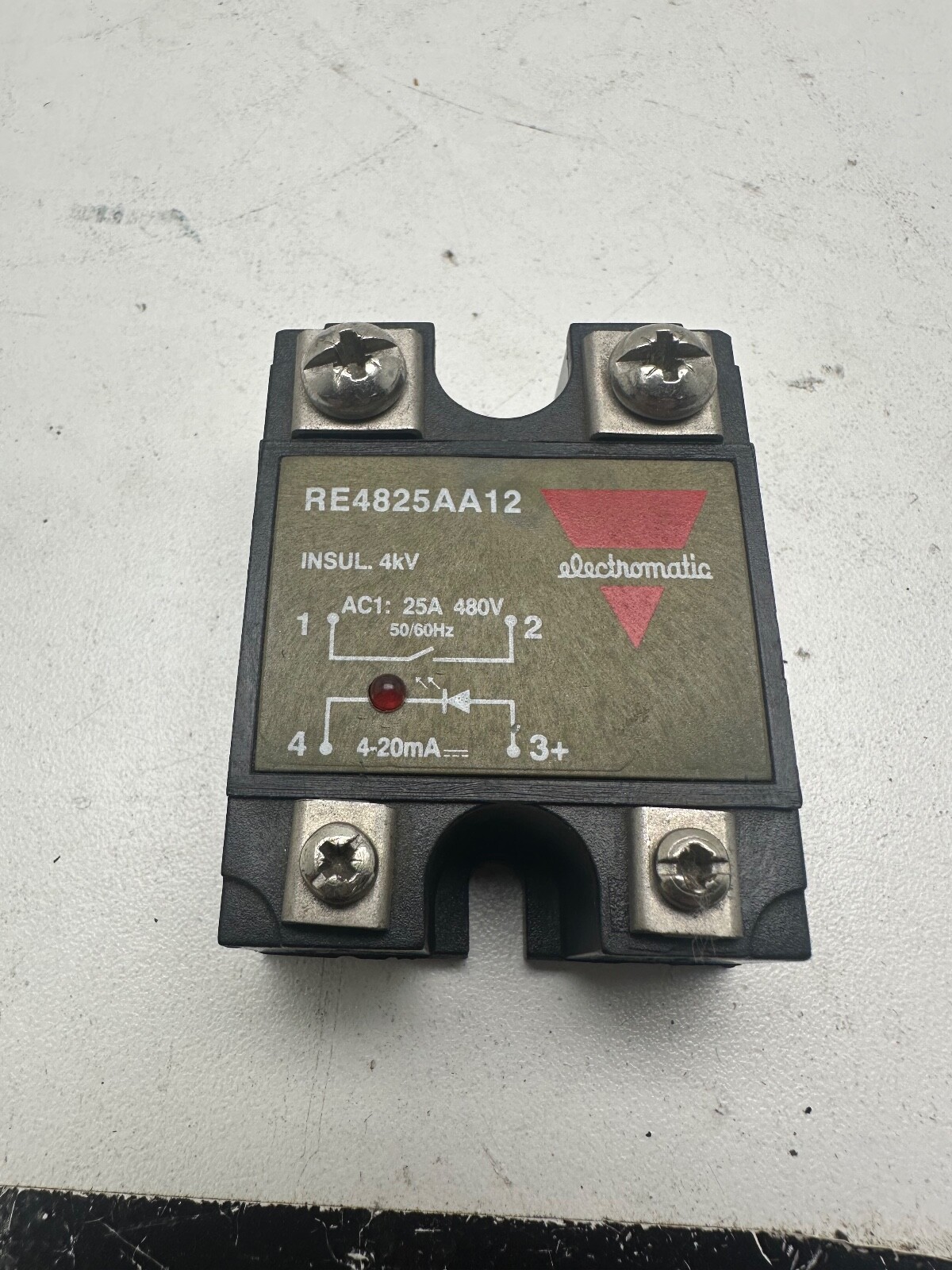 Electromatic RE4825AA12 Solid State Relay New