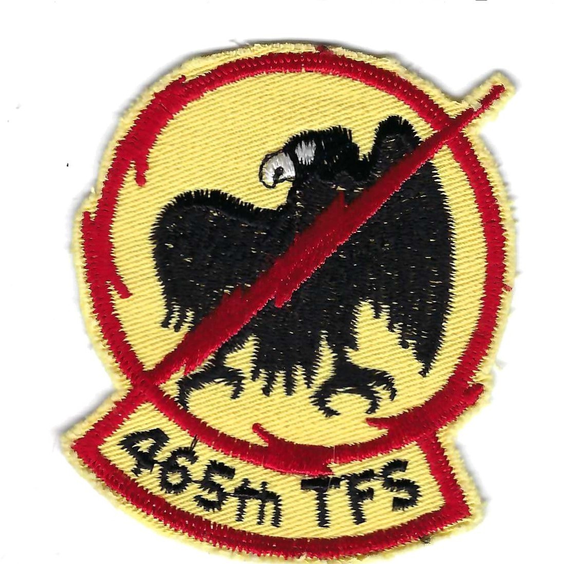 PATCH USAF 465TH  TAC FIGHTER  SQUADRON TFS TINKER AFB  JT-46