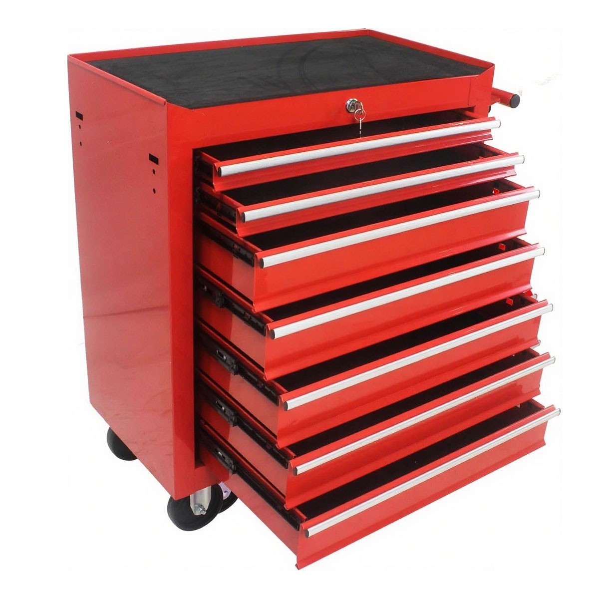 Rolling Tool Chest 7 Drawers Tool Box Lockable Tool Storage Cabinet for Garage