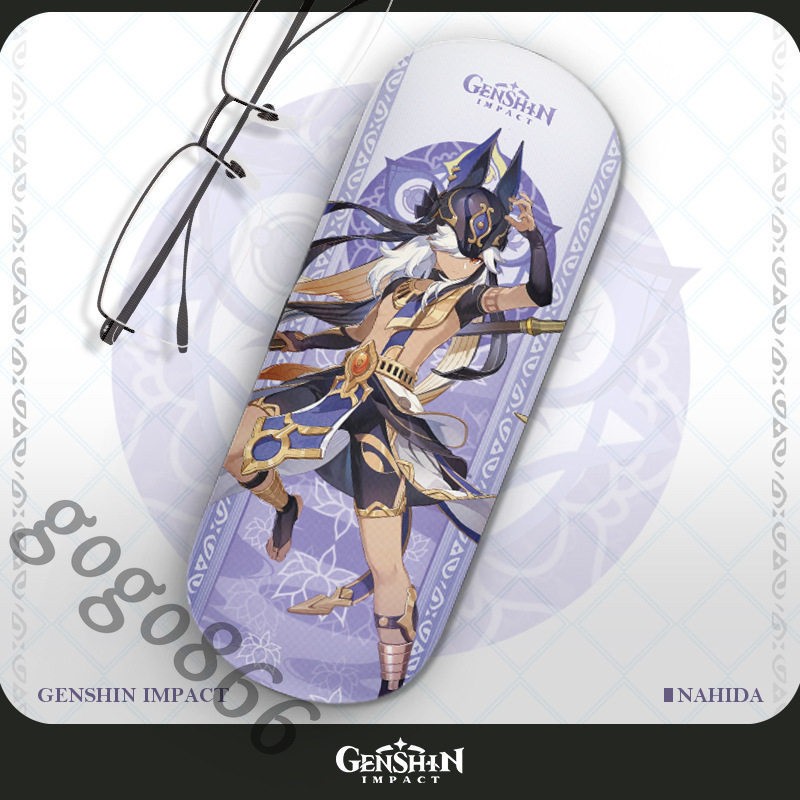 Cyno Glasses Case Genshin Impact Hard Shell Eye Glasses Eyeglass Case Box Gift