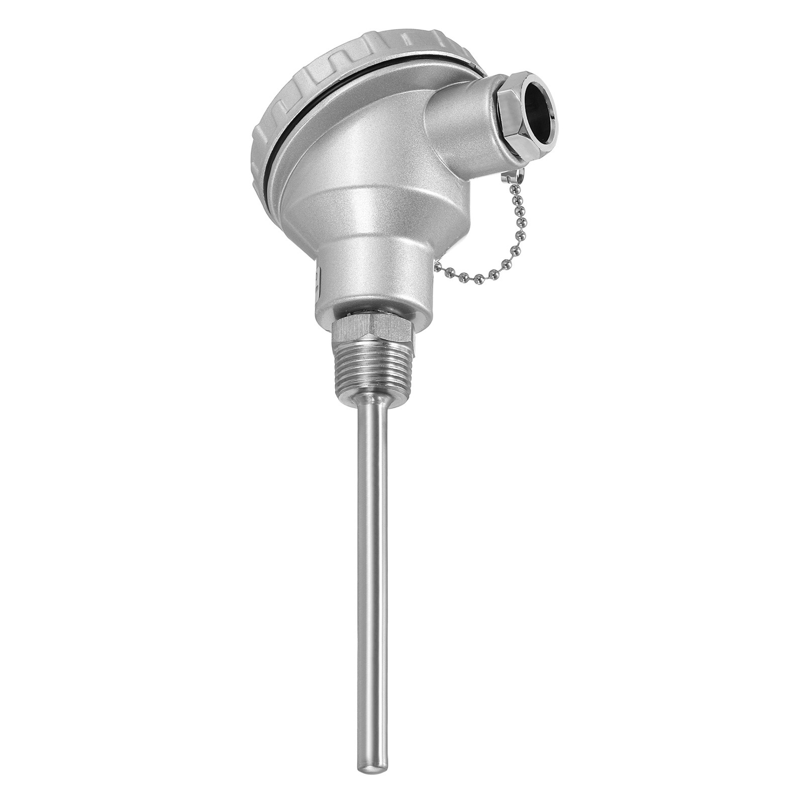 K-Type 1/2" NPT RTD Thermocouple Temperature Sensor Probe -50 - 850C,201 8x100mm