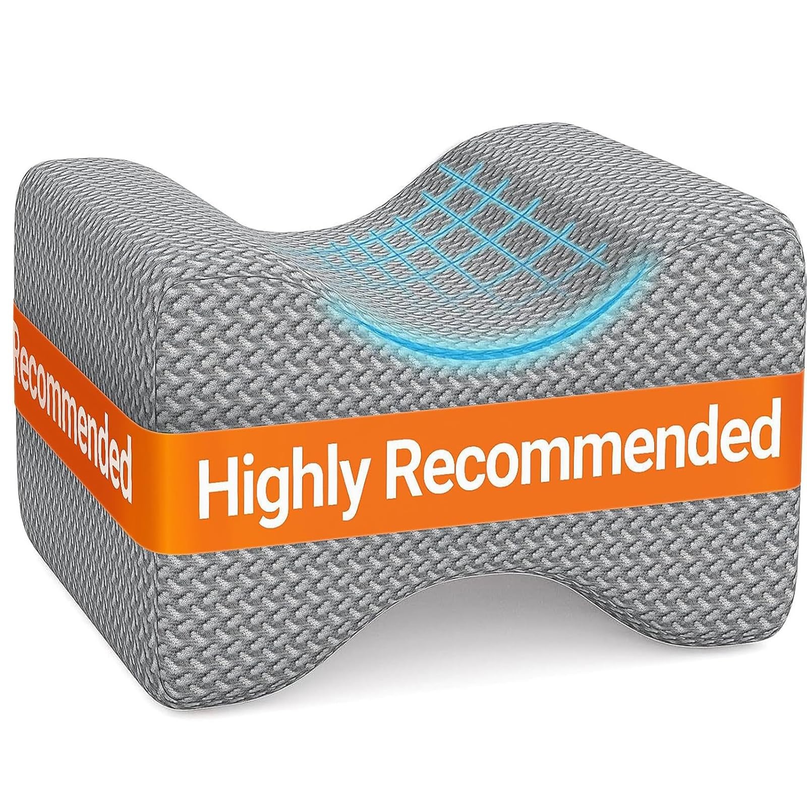 Memory Foam Knee Pillow, Knee Pillow for Side Sleepers, Leg Pillows for Sleep...