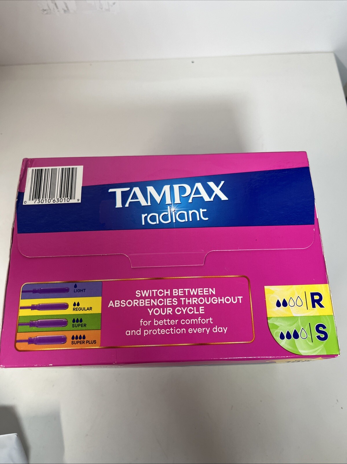 TAMPAX 784 CT, (48 Regular/36 Super)
