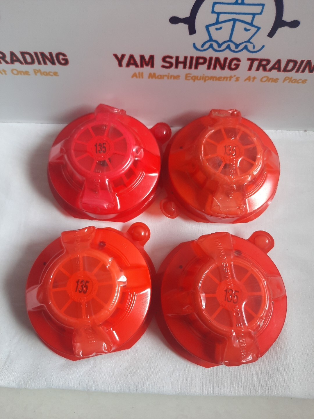 LOT OF 4 PC APOLLO 55000-139IMC CONTEXT PLUS SERIES 65A HEAT DETECTOR  WITH BASE