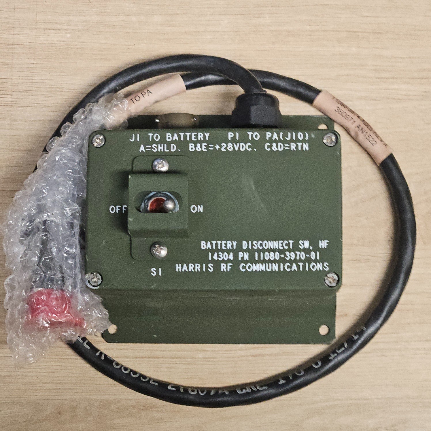 NEW L3Harris DC SON ASSY 150W Switch 6150-01-612-0302 11080-3970-01