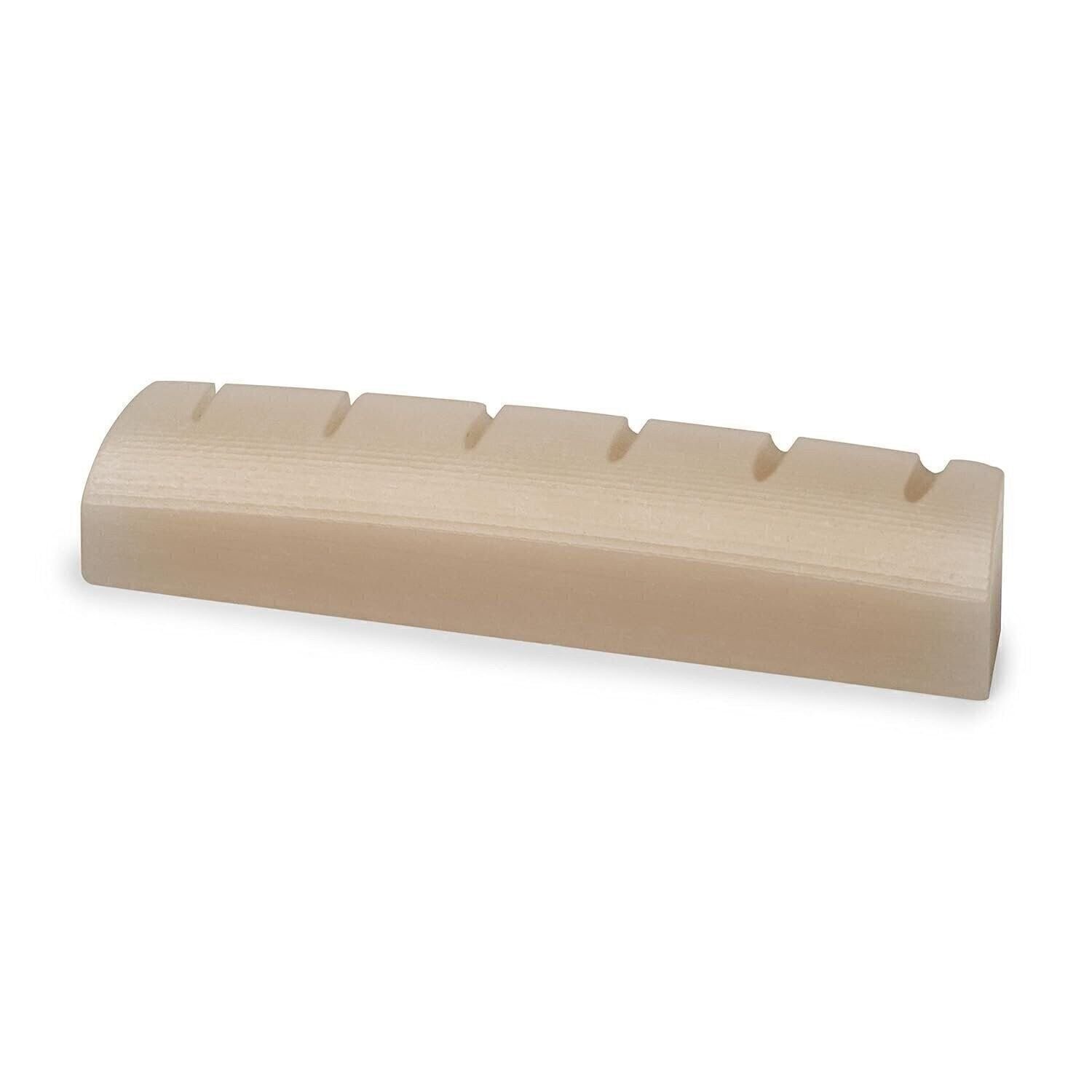 StewMac Slotted Unbleached Bone Nut, for Martin 1-3/4" Neck Width, Angle...