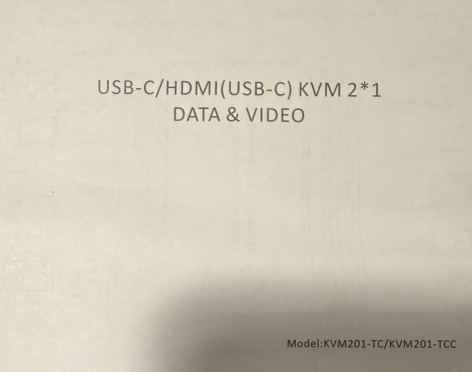 USB-C KVM Switch, KCEVE 2 Ports KVM Switcher Support 4K@60Hz for 1 Type-C and 1