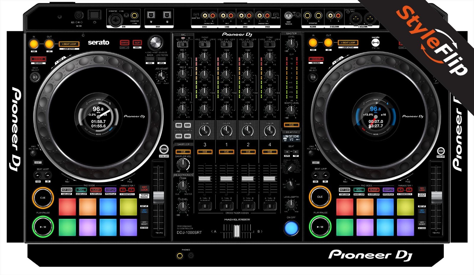 Pioneer DDJ-1000 SRT Skin | Black | Protective Decal | StyleFlip
