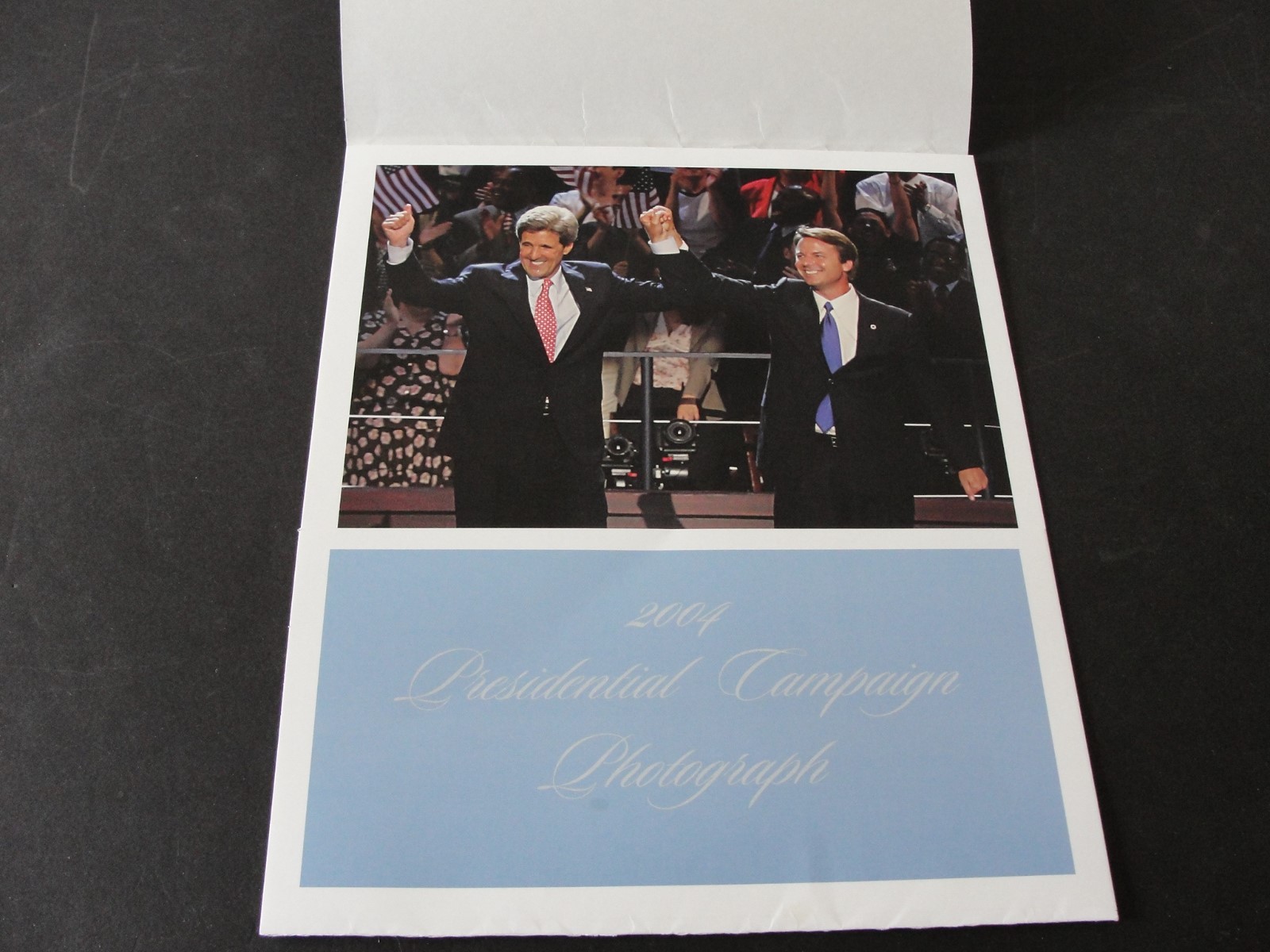 2004 Democratic Presidential Campaign Photograph Registered # - Kerry / Edwards.