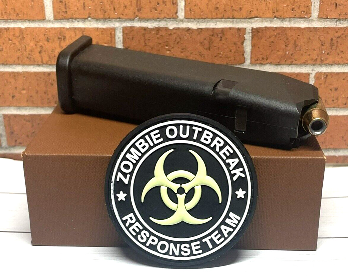 Zombie Outbreak Response Team Tactical PVC Patch,  Morale Glow in Dark Patch