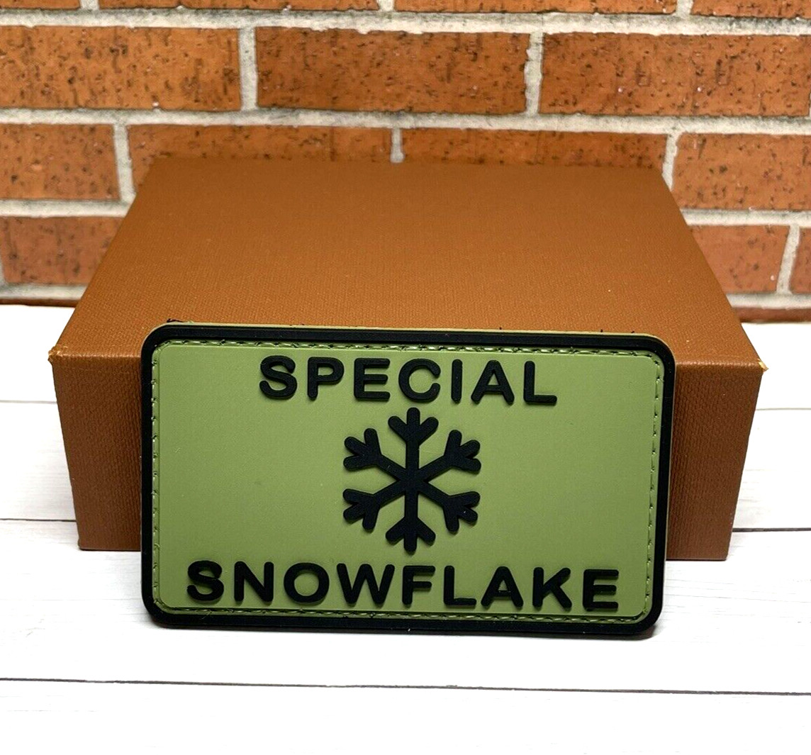 Tactical Patch - Special Snowflake PVC Patch - Hooked Back Morale Gun Patch