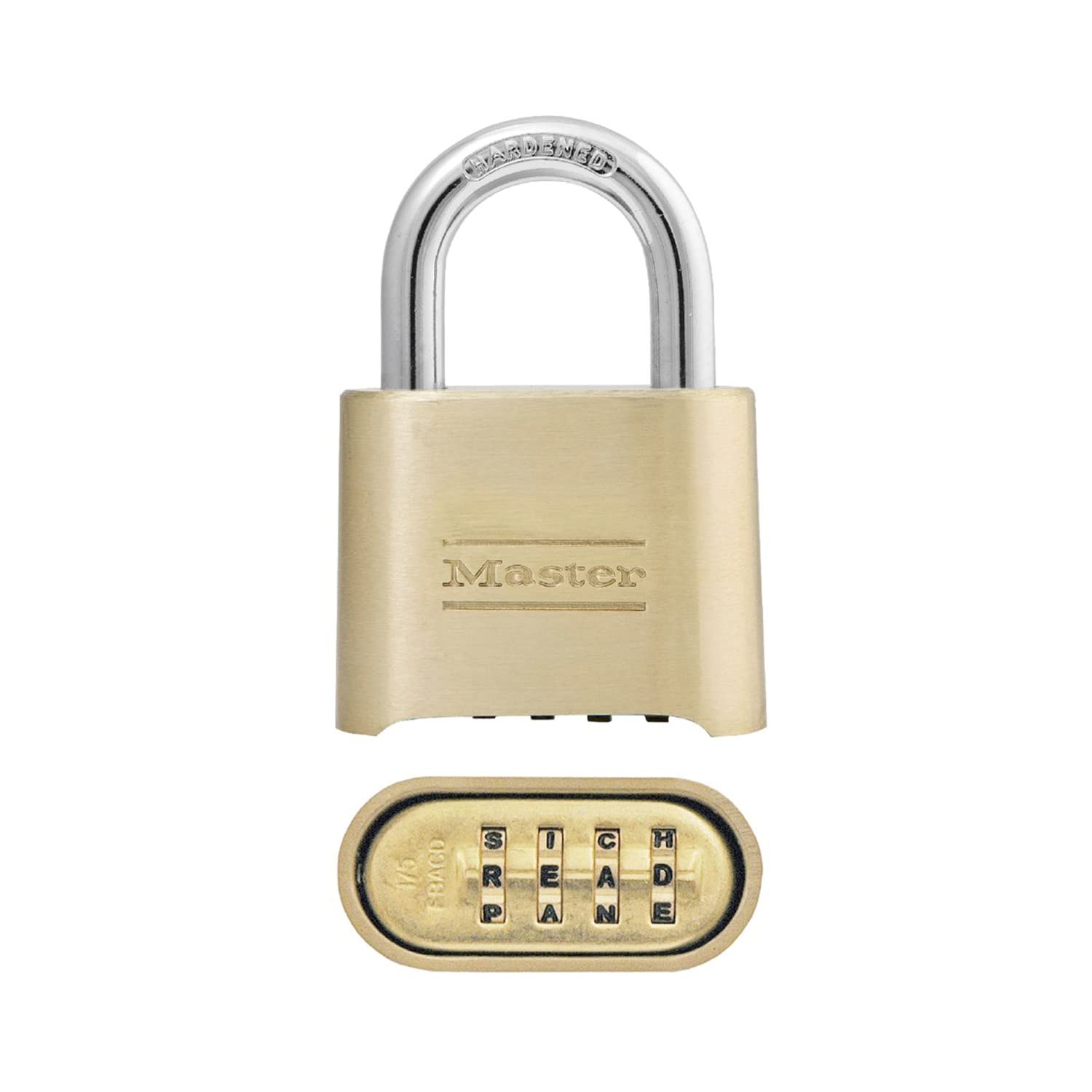 Master Lock Padlock Set Your Own Letter Combination Lock 2 In. Wide 175Dwd 1-