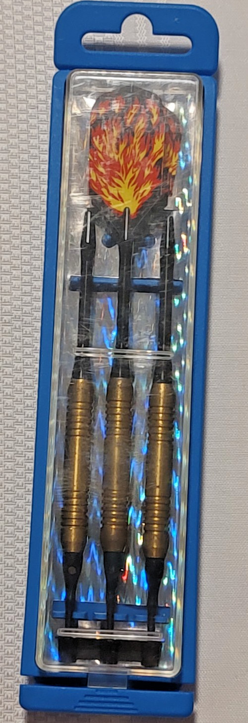 Deluxe Brass Soft Tip Dart Set - DB416, New, 16gm