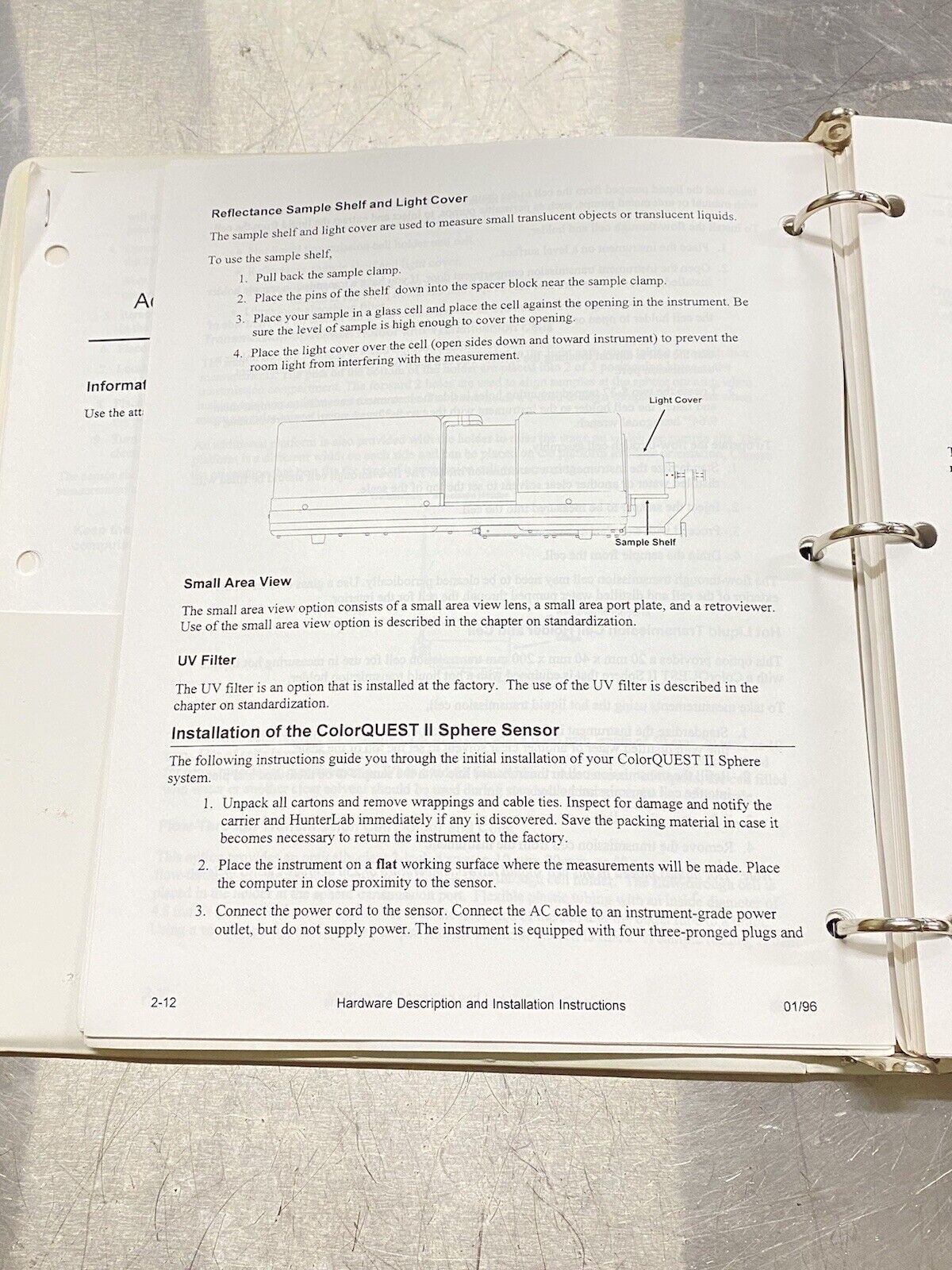 HunterLab Universal Software Version 3.1 - Users Manual / Instructions