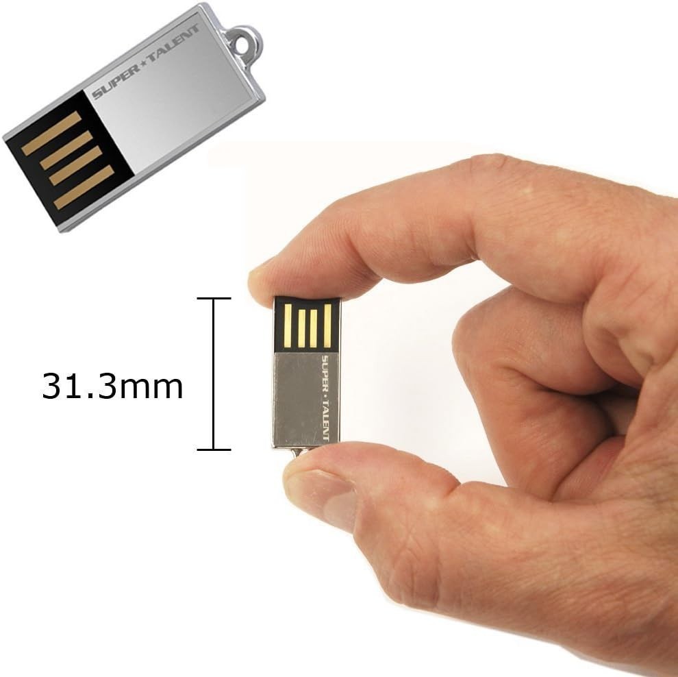 Pico-C 16 GB USB 2.0 Flash Drive Silver
