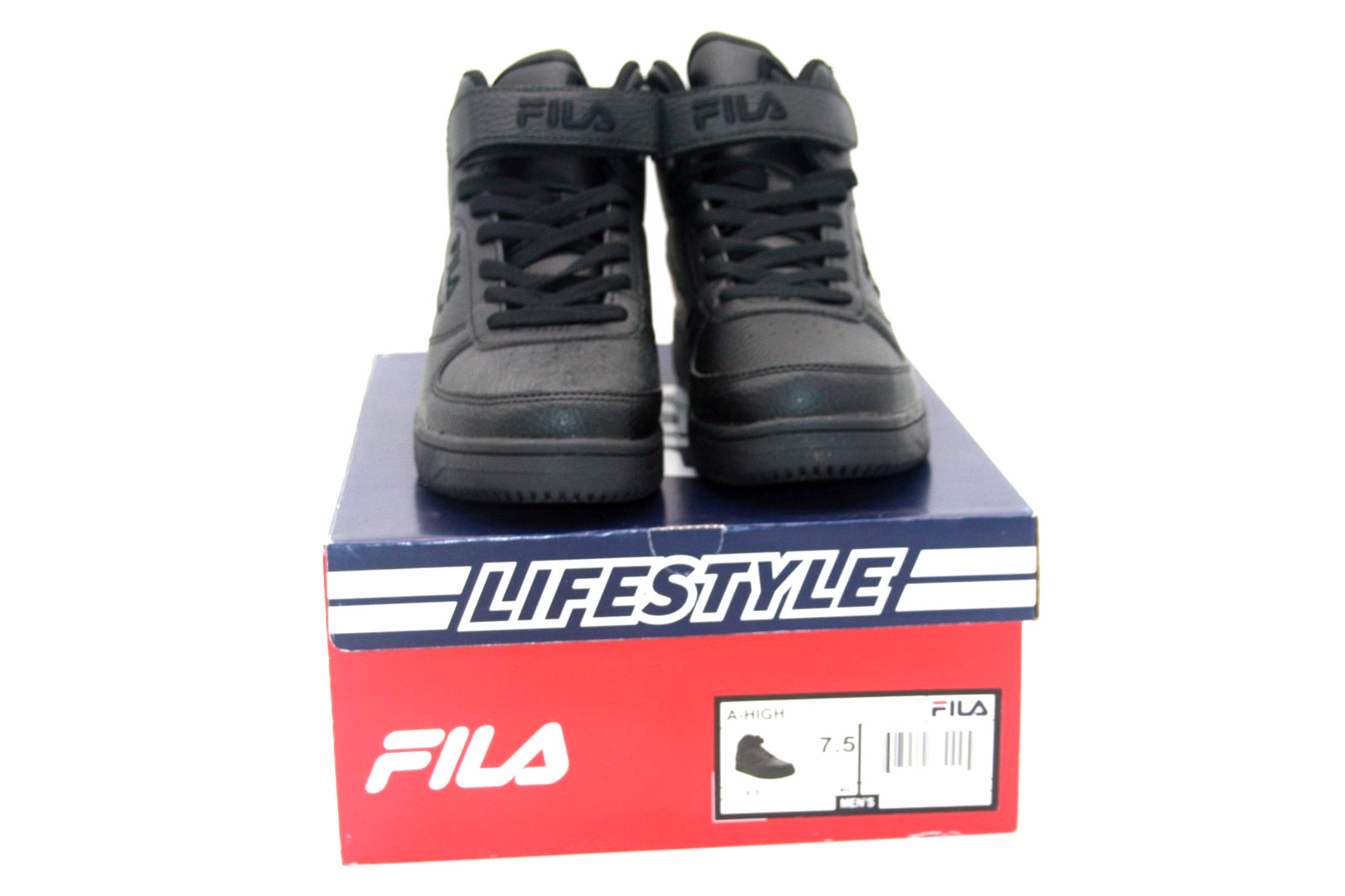 FILA A-HIGH TRIPLE BLACK 1CM00540-001 MENS CASUAL SNEAKER