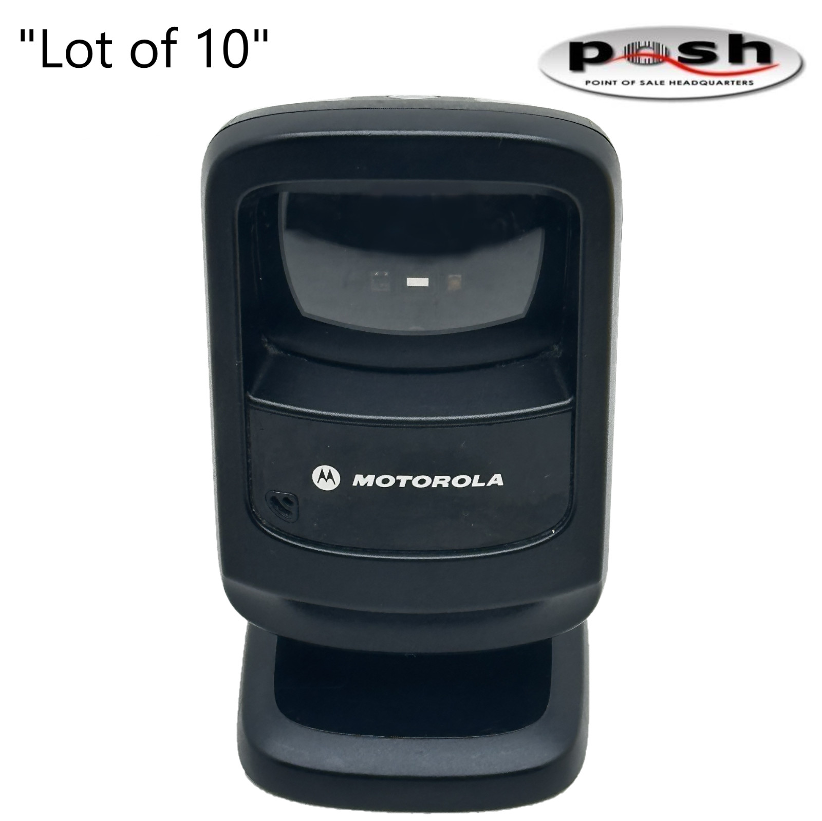 Lot of 10 - Zebra DS9208-DL Handsfree 1D/2D Barcode Scanner w/ new USB Cable