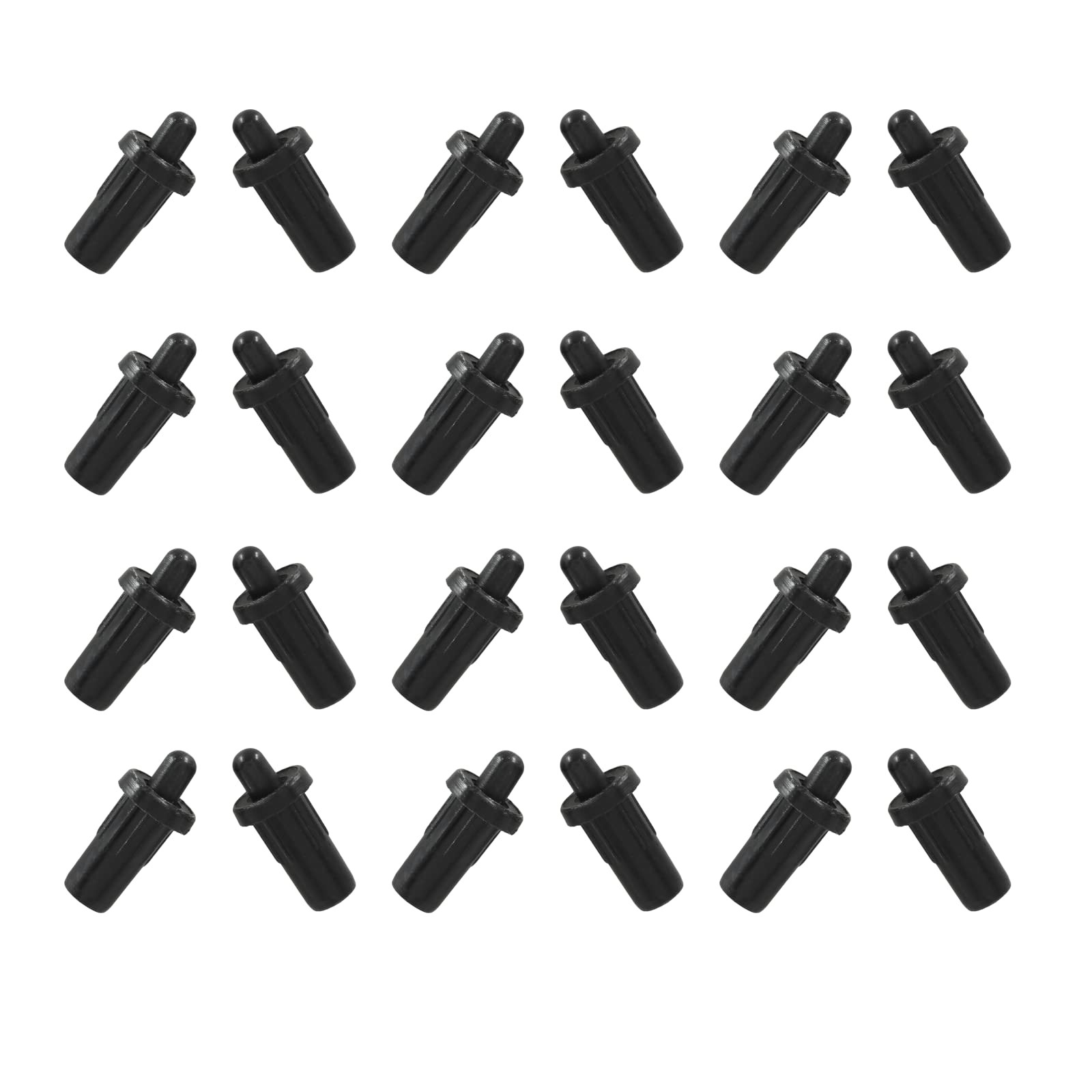 24 Pcs Cabinet Door Repair Pins, Damper Replacement Pins with Spring Loaded, Pla