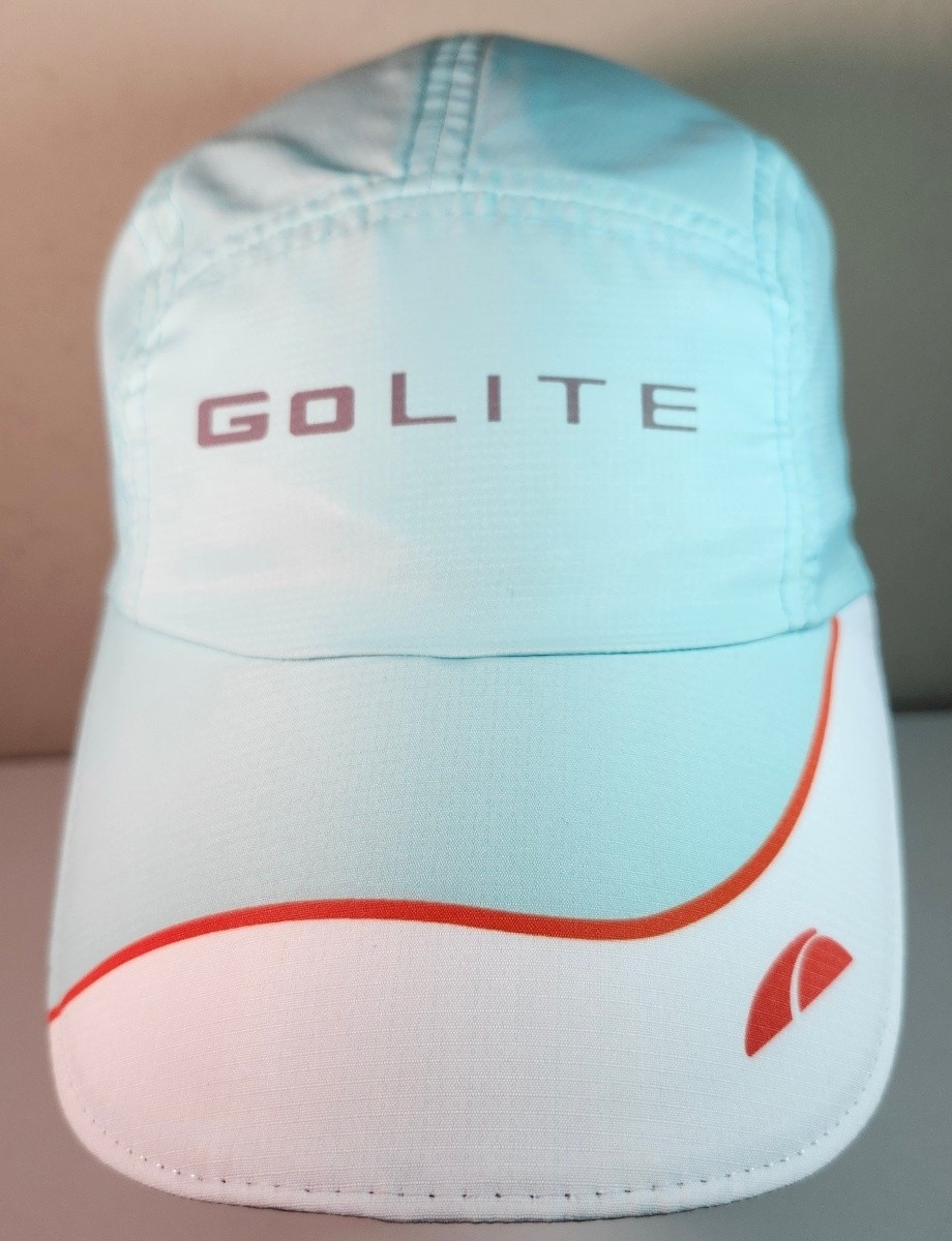 GoLite Relite Run Hat Headsweats Performance Running Cap Ice Blue White