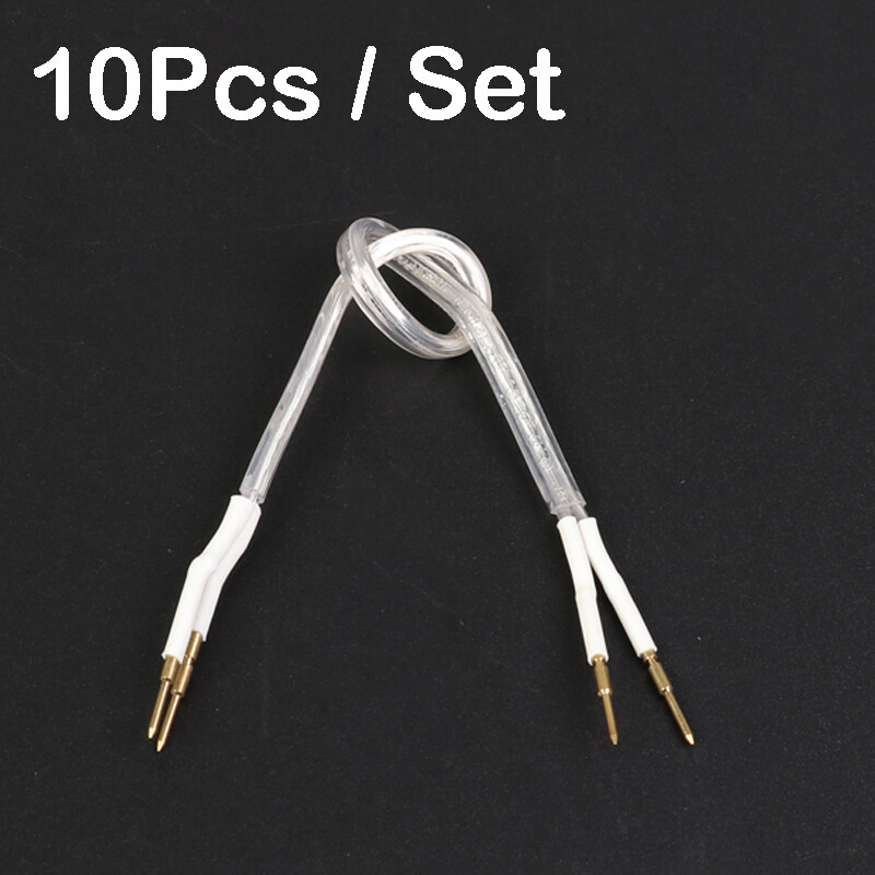 10Sets 2 Wires Rope Light Splice Connectors for Making Sign Letters Rope Light