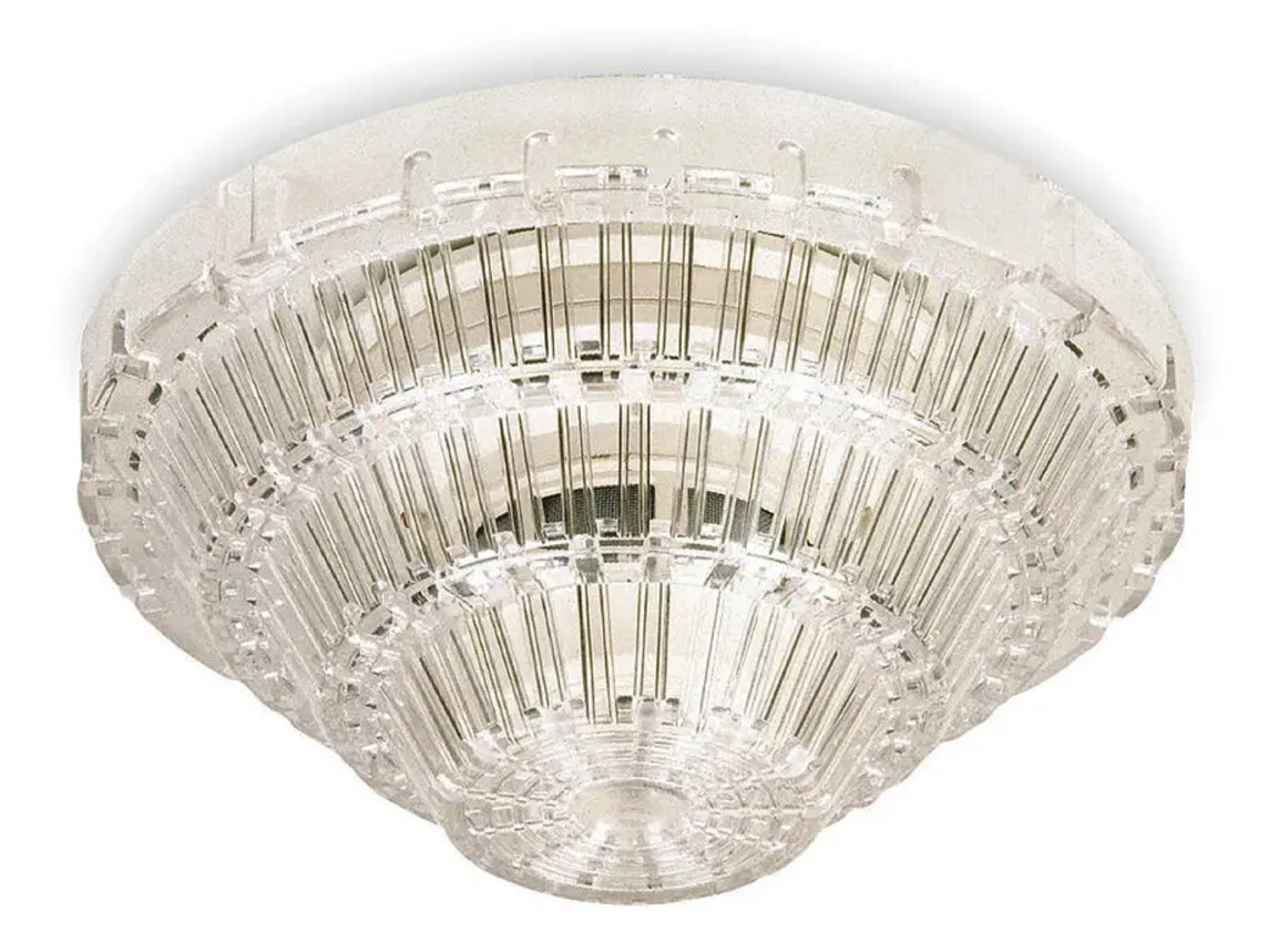 SAFETY TECHNOLOGY Smoke Detector Guard, Polycarbonate, Flush STI-8100