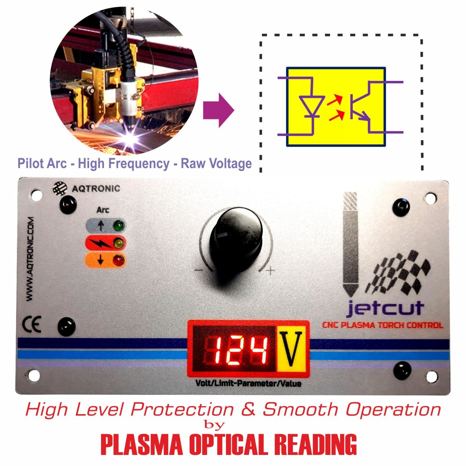 CNC Plasma Cutter THC-Professional Plasma Torch Height Controller Step-Dir (SD)