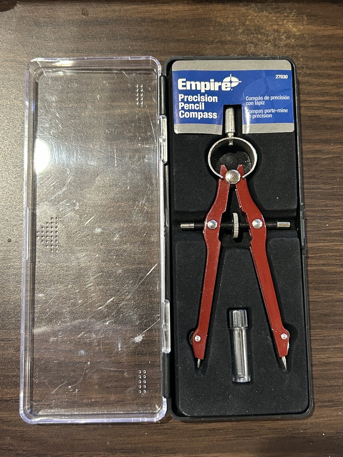 Empire Precision Pencil Compass #27030 with extra lead - Used - great condition