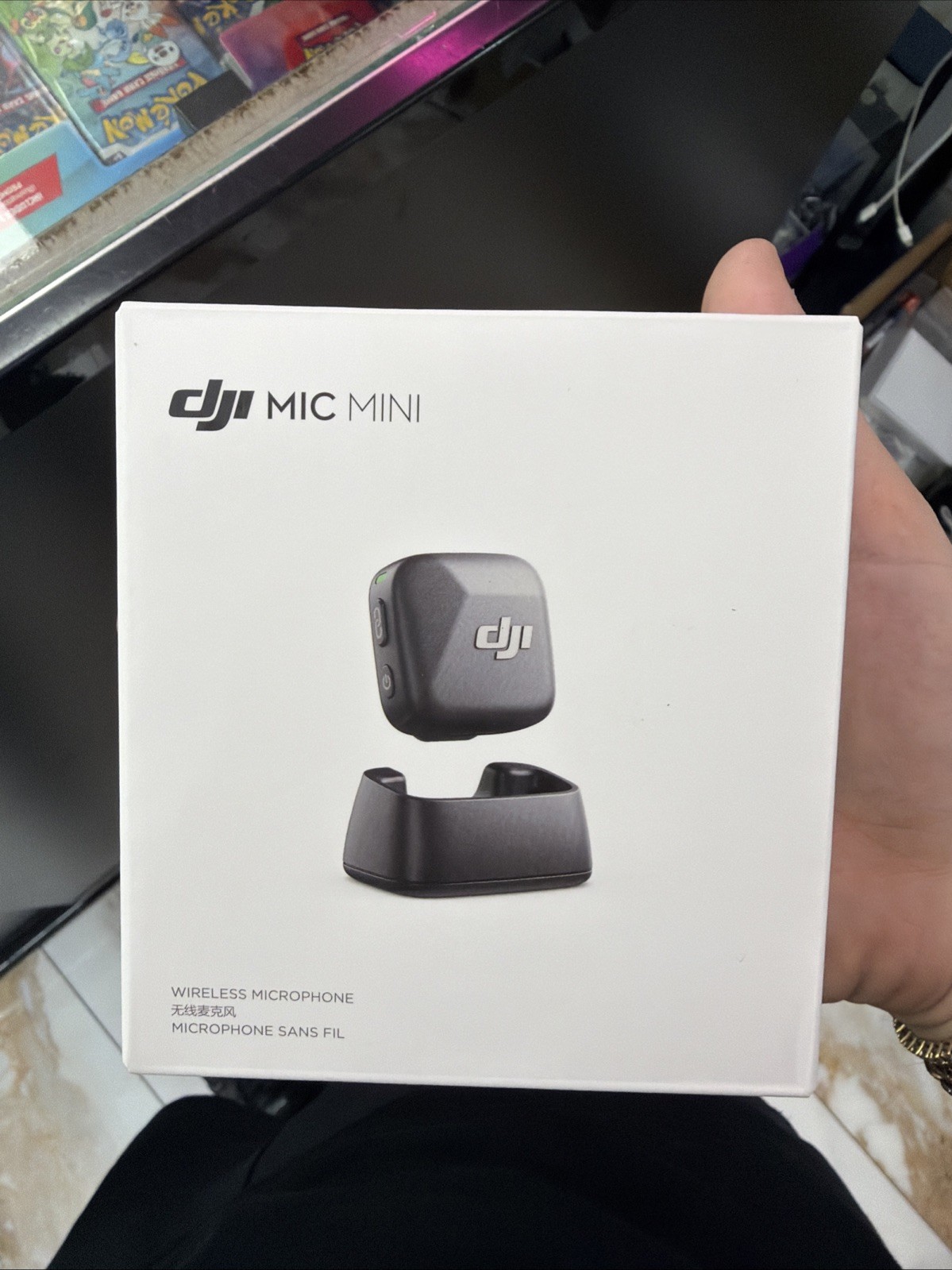 DJI Mic Mini Wireless Clip On Transmitter Infinity Black DM3003 Audio Mic NEW