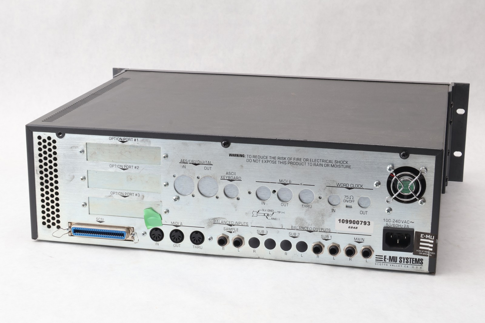 E-MU Systems E5000 Ultra 64-Voice Rack Mount MIDI Sampler Professional OEM